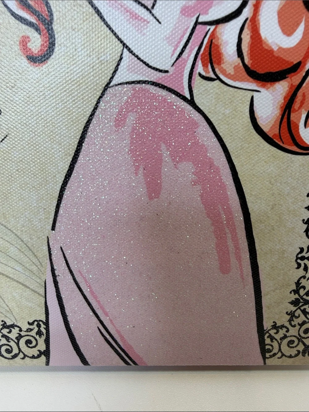 Disney Princess Aurora & Ariel Wall Canvas Set of 2 – Glitter Accents
